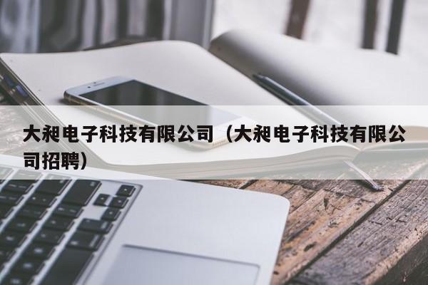 大昶电子科技有限公司（大昶电子科技有限公司招聘）